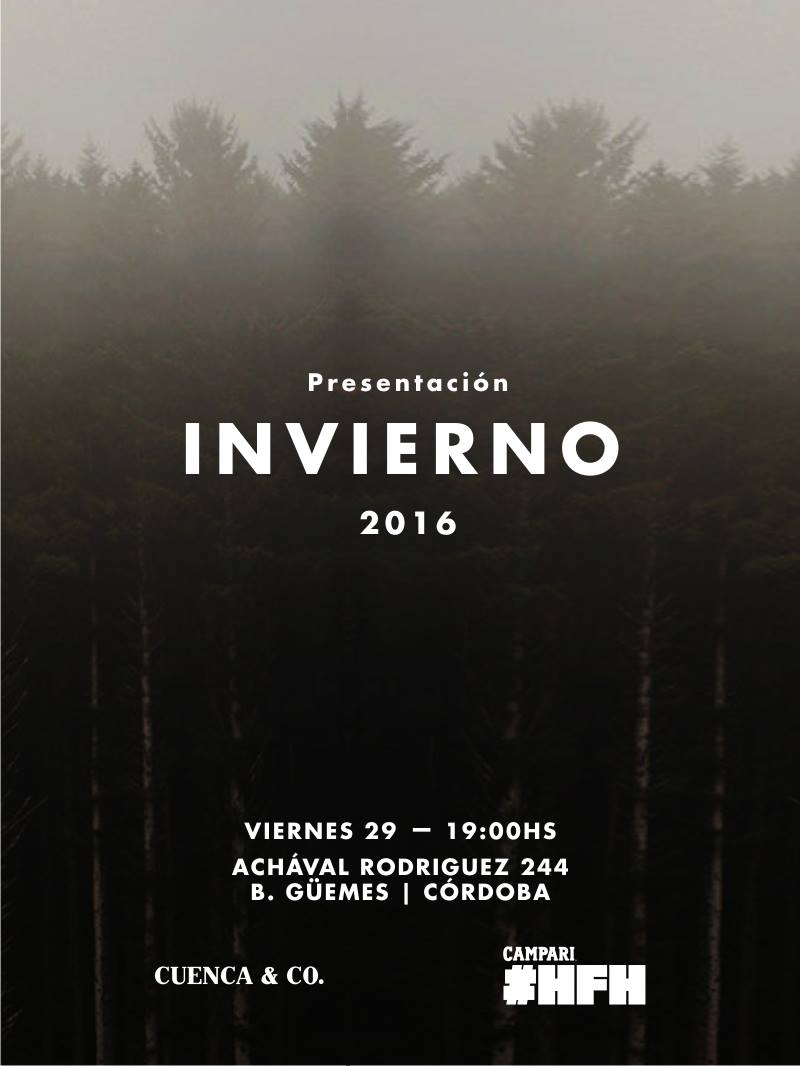 Cuenca & Co.: presentación cápsula invierno 2016